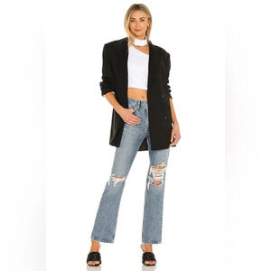 Agolde Lana Straight Jean in Backdrop Color distressed 16672